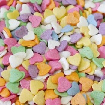 Посыпка сердечки цветные БОЛЬШИЕ 50г
